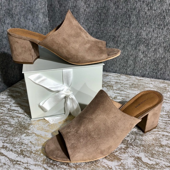 14th & Union HAYZEL Faux Suede Mules - Picture 9 of 9